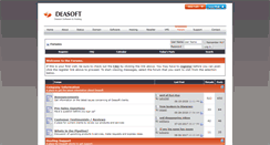 Desktop Screenshot of forum.deasoft.com